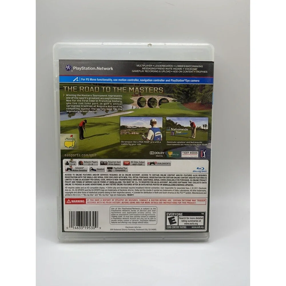 Tiger Woods PGA Tour 12: The Masters For Playstation 3